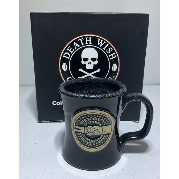 2021 Death Wish Coffee Mug Deneen Pottery Society of Strong Coffee 1833/2500 - Picture 2 of 6